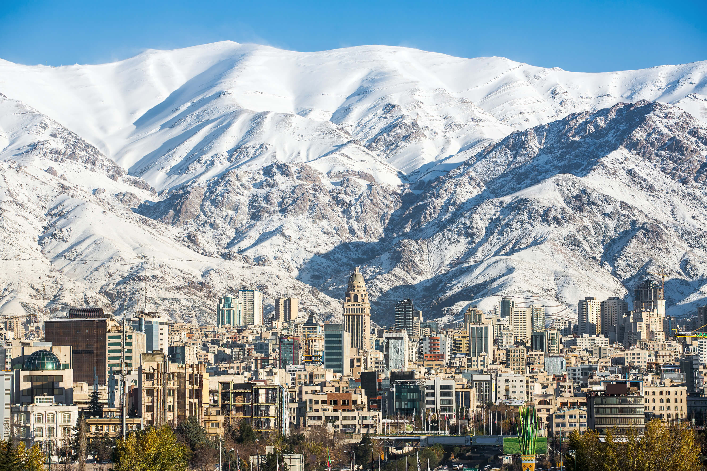 Alborz Mountain in Tehran, Iran