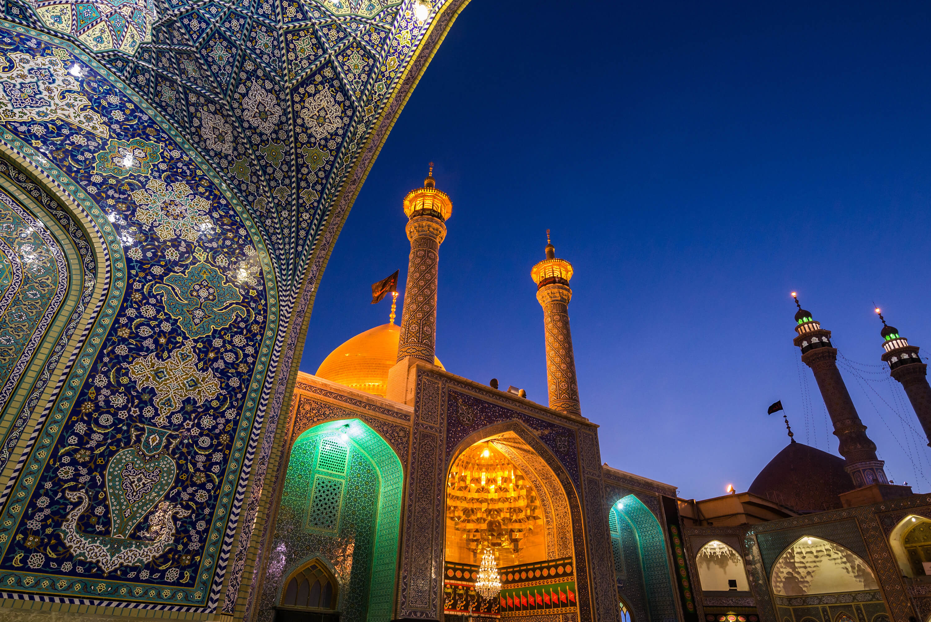 Fatima Masumeh Shrine in Qom, Iran