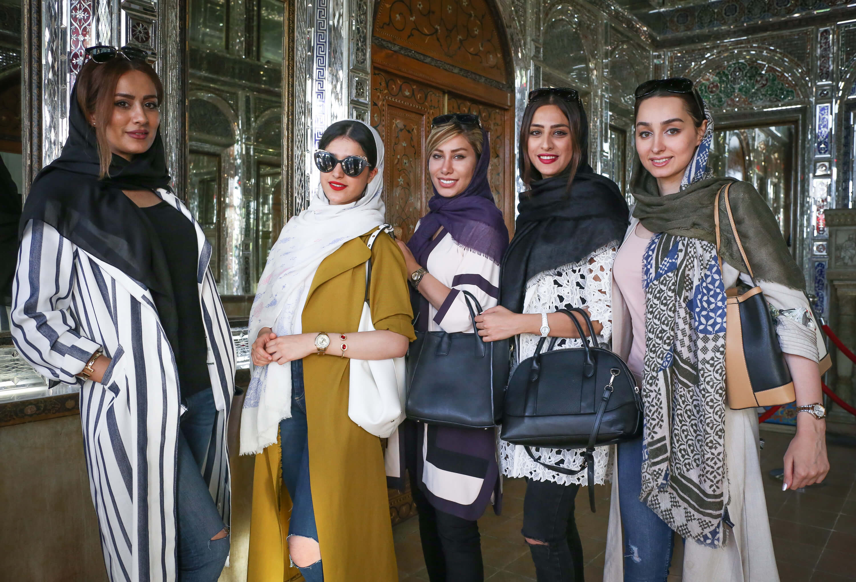 Women's fashion in Iran, reflecting a blend of traditional and modern styles