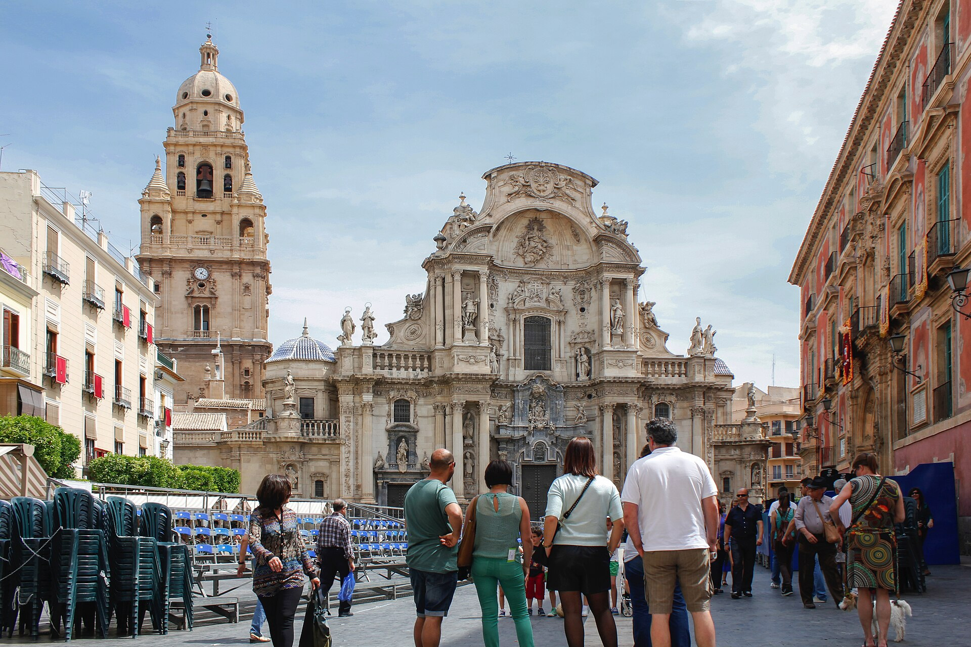 Cathedral in Murica in Spain