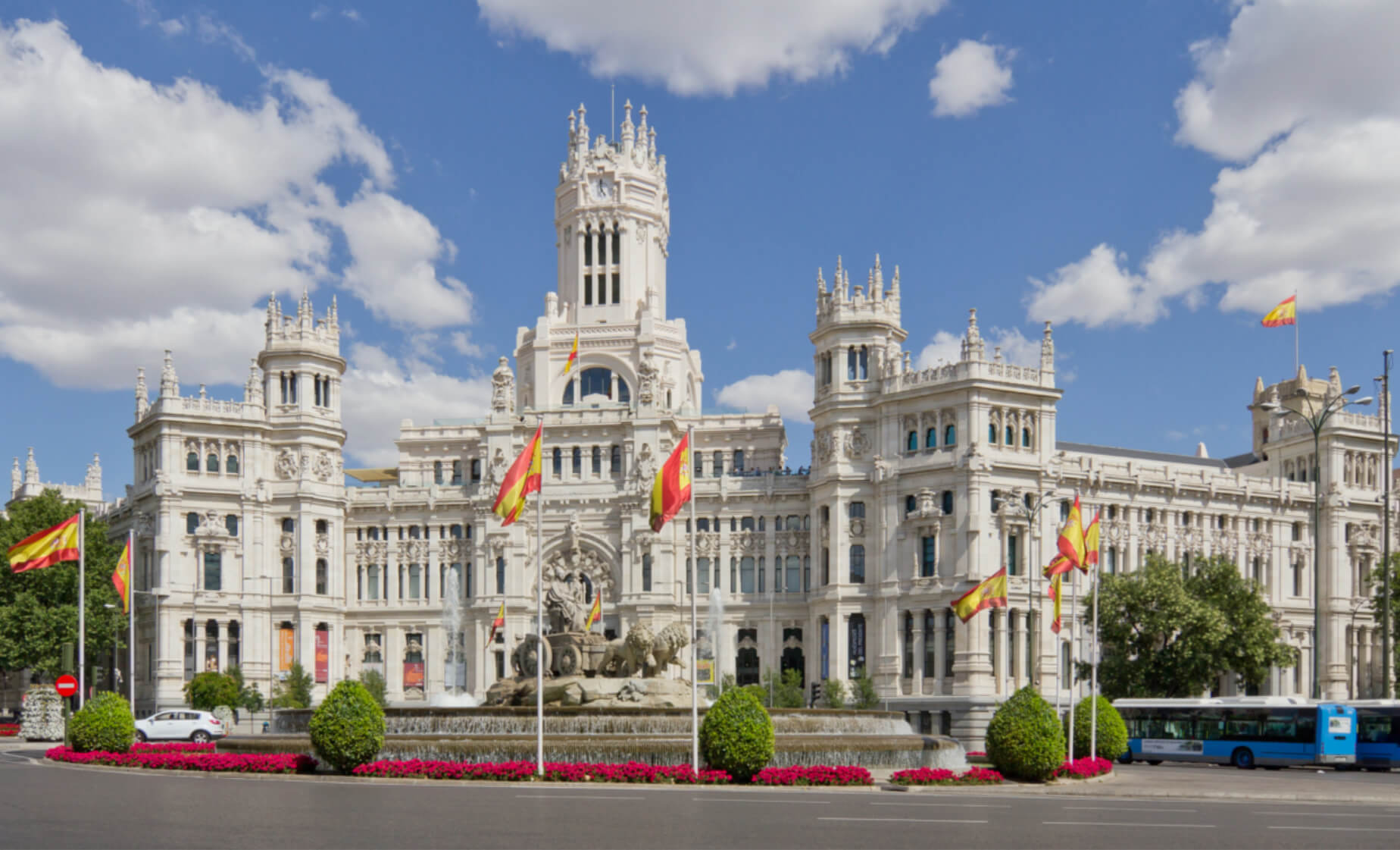 Plaza de Cibeles in Madrid, Spain