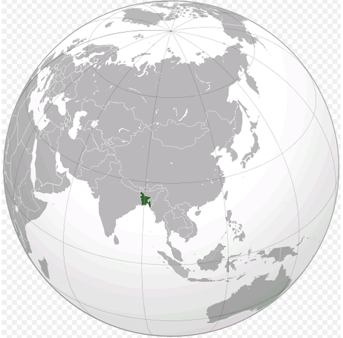 where is Bangladesh on the world map