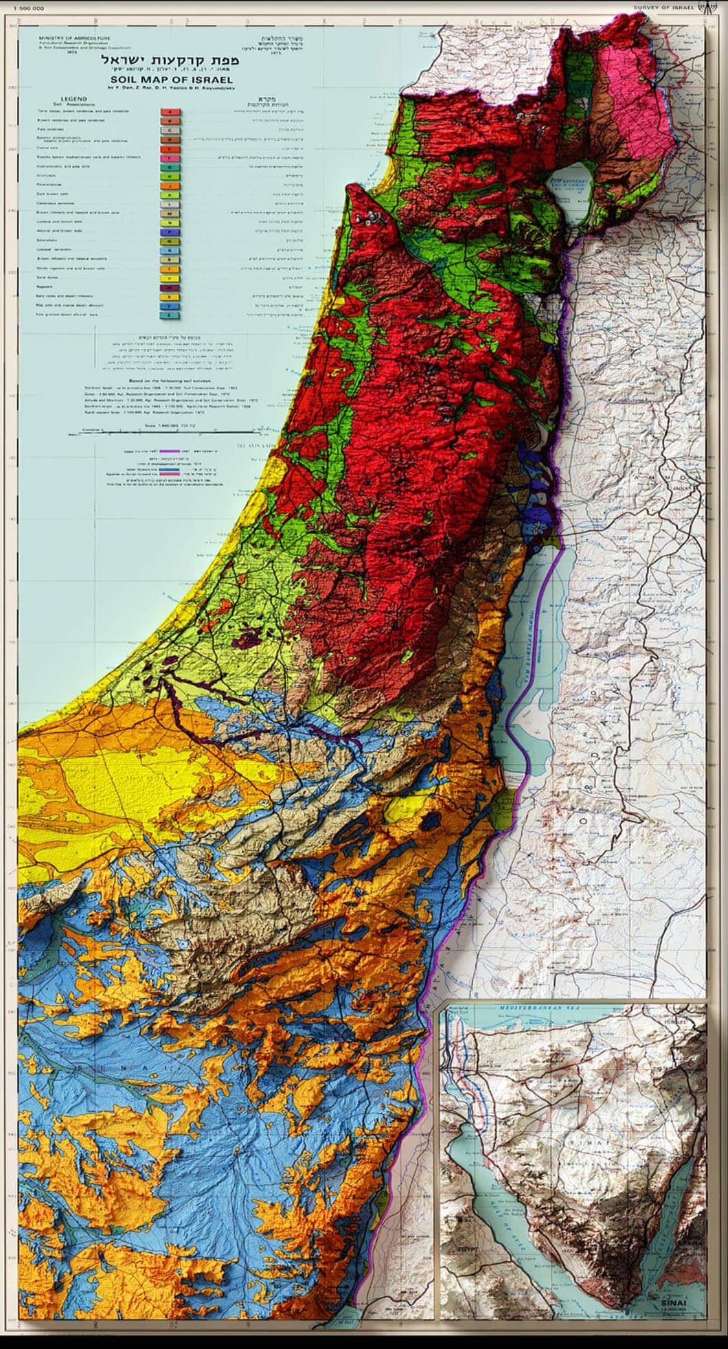 Israel Geological Map