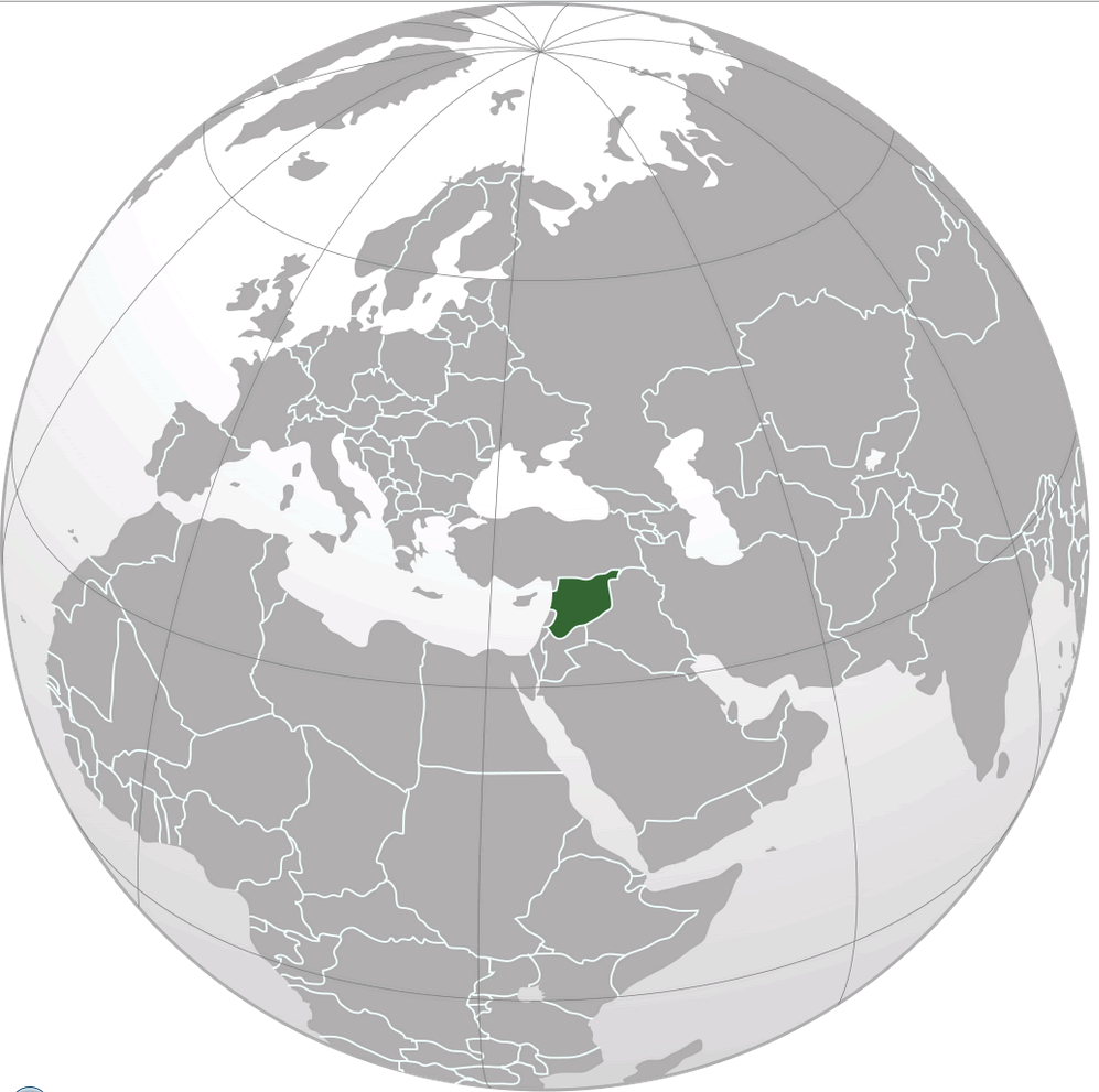 Where is Syria on the World Map