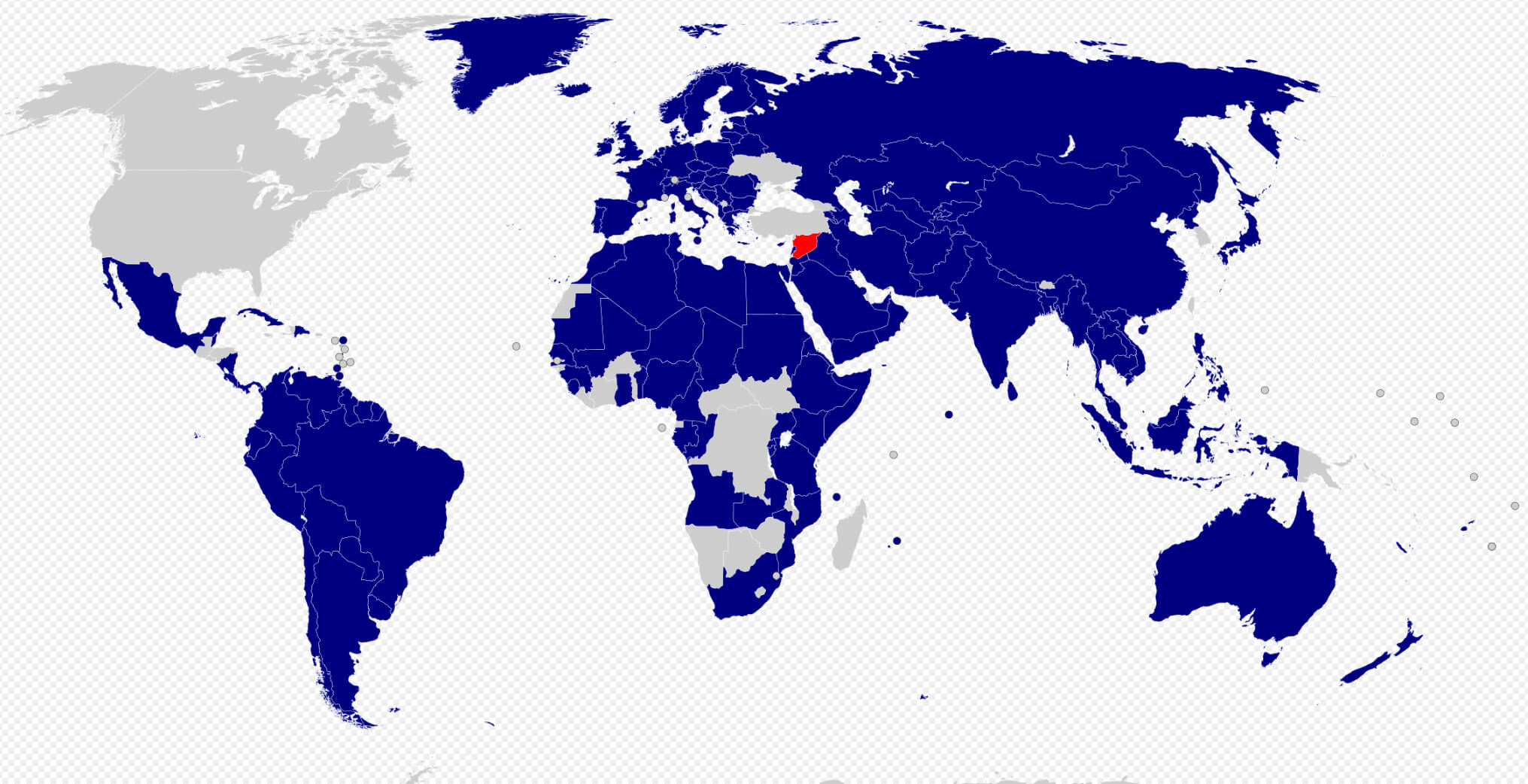 World countries and diplomatic relations of Syria