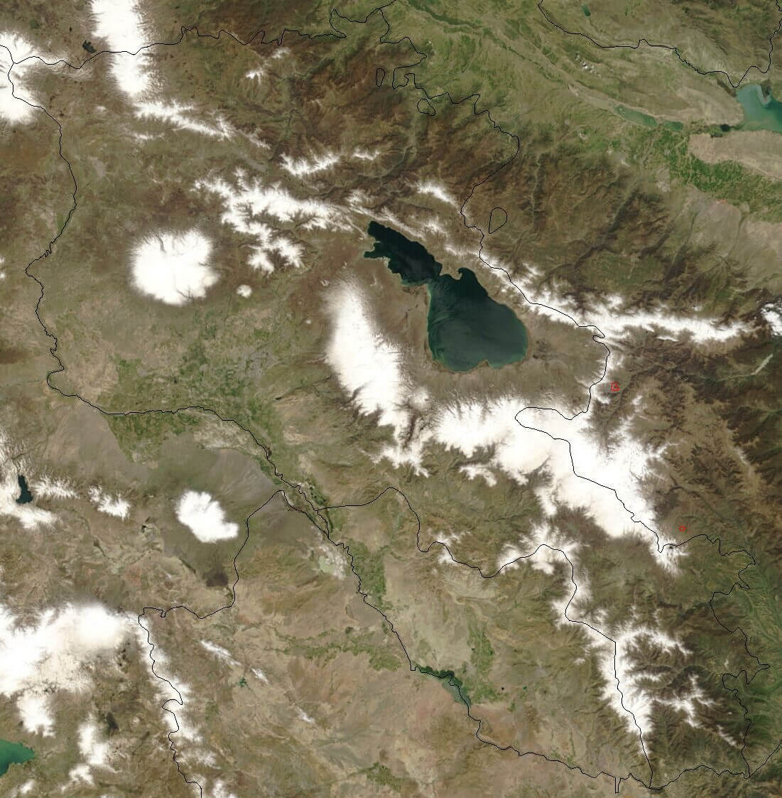 Armenia Satellite Map