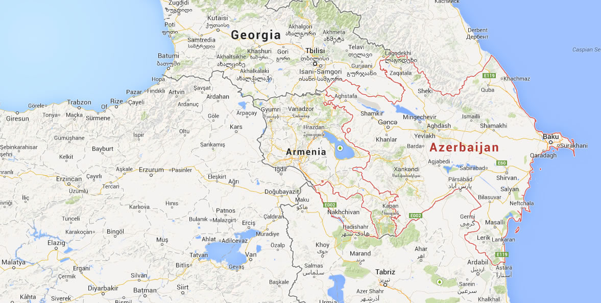 Azerbaijan Google Map