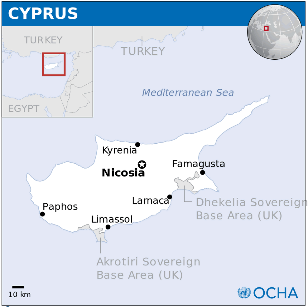 Cyprus Location Map