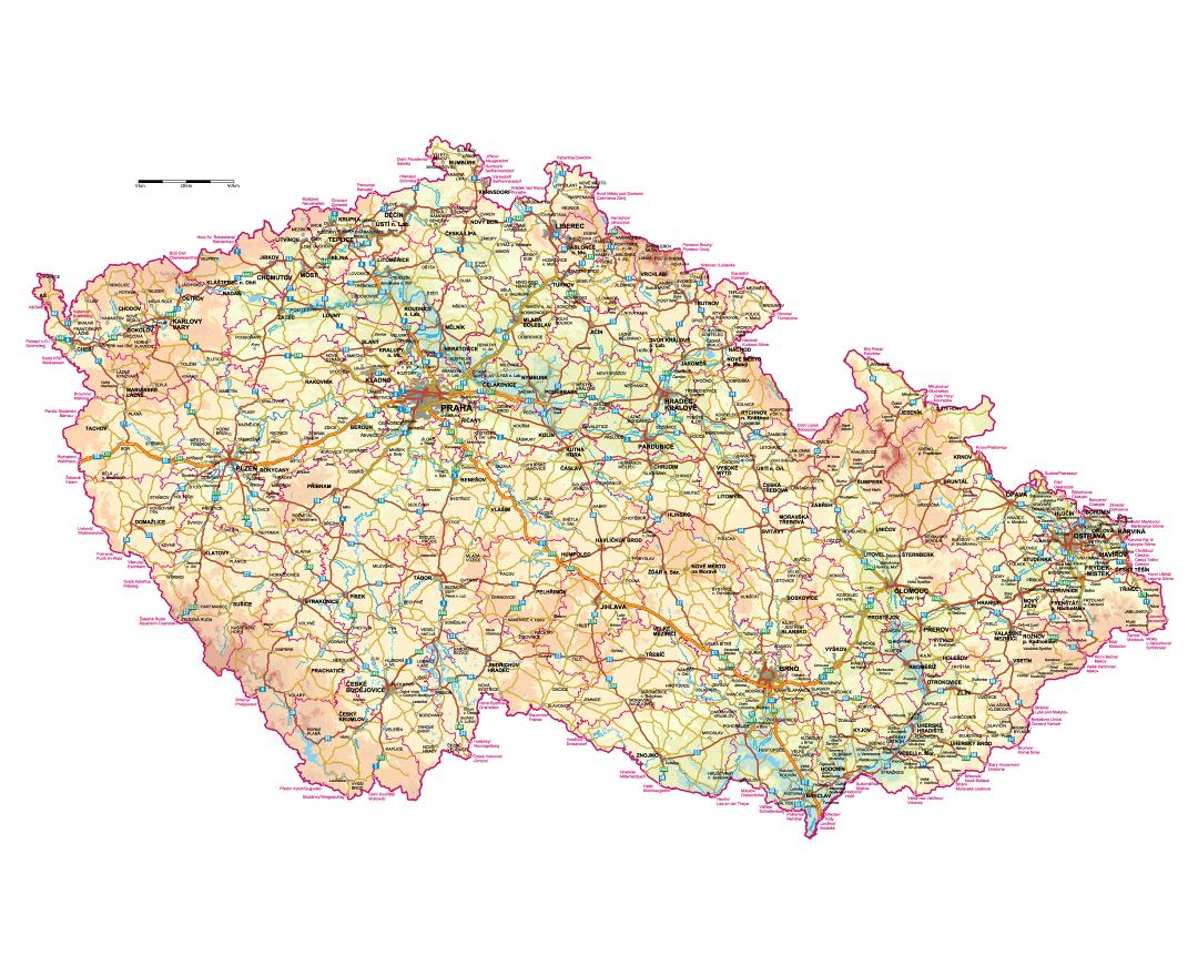 Czechia Map