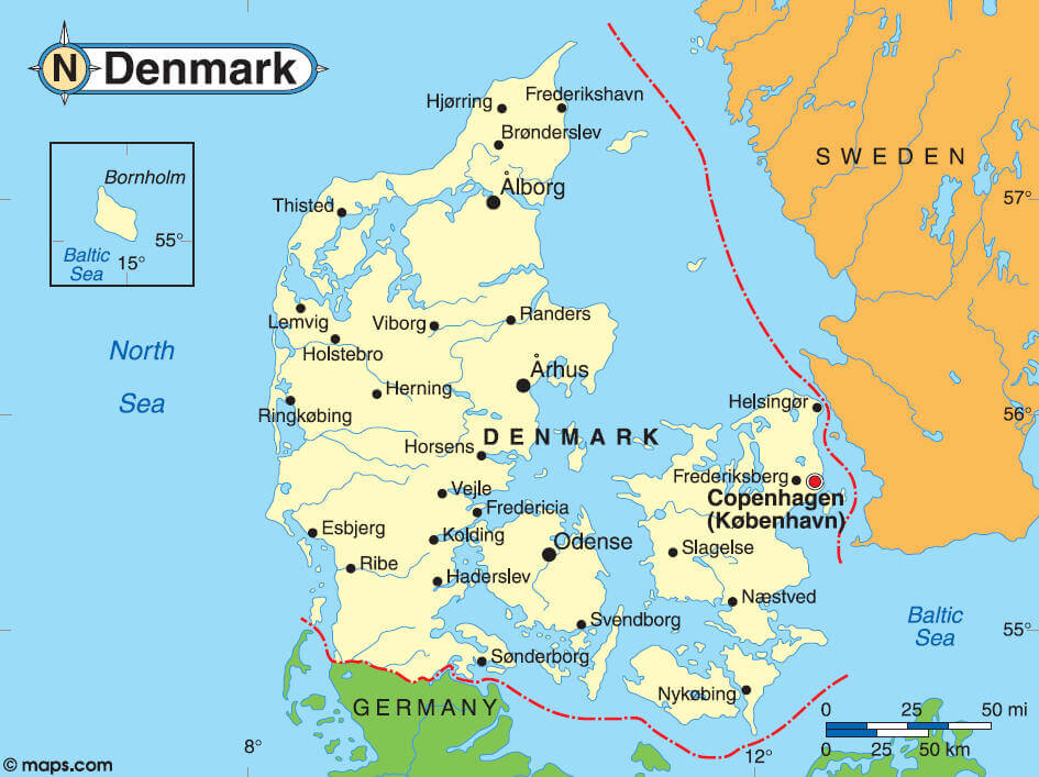 Denmark Maps