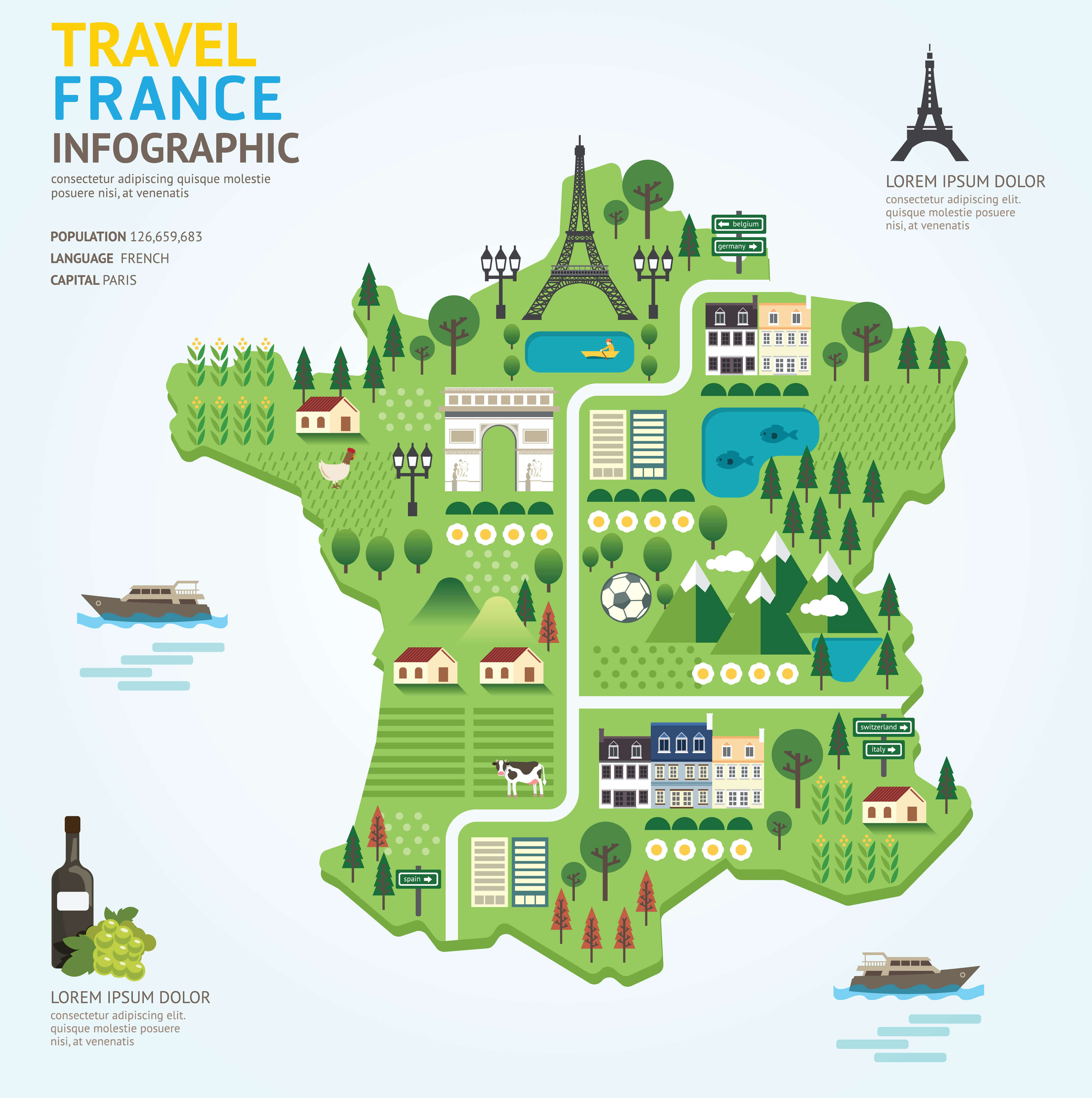 France Travel Map