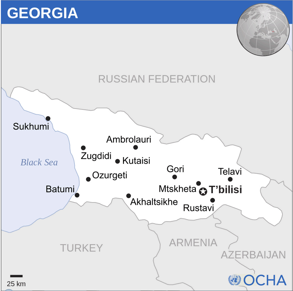 Georgia Location Map