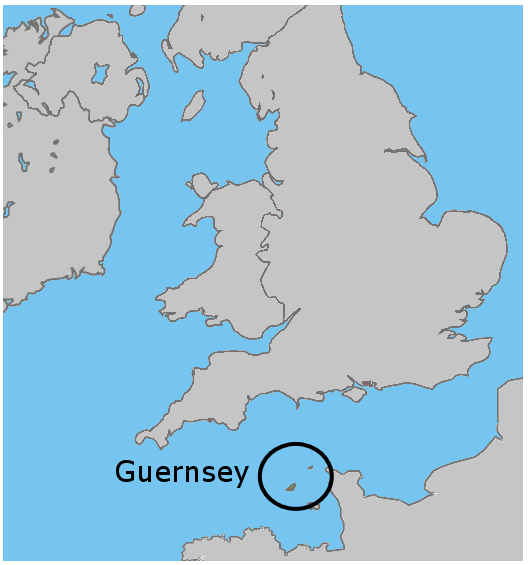 Where is Guernsey UK in the World