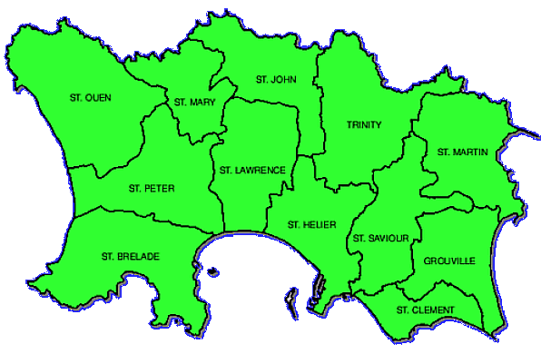 Political Map of Jersey