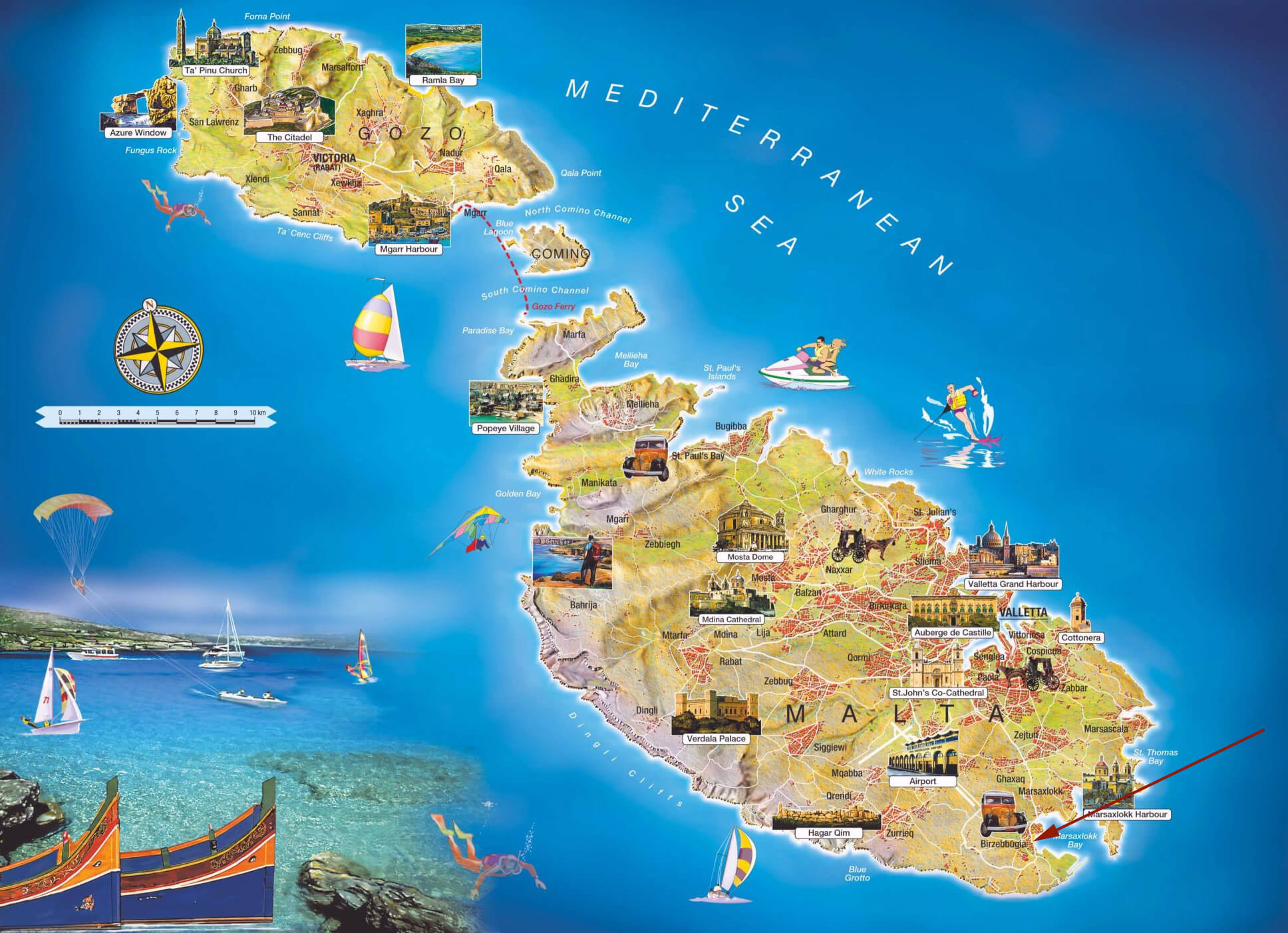 Malta Travel Map