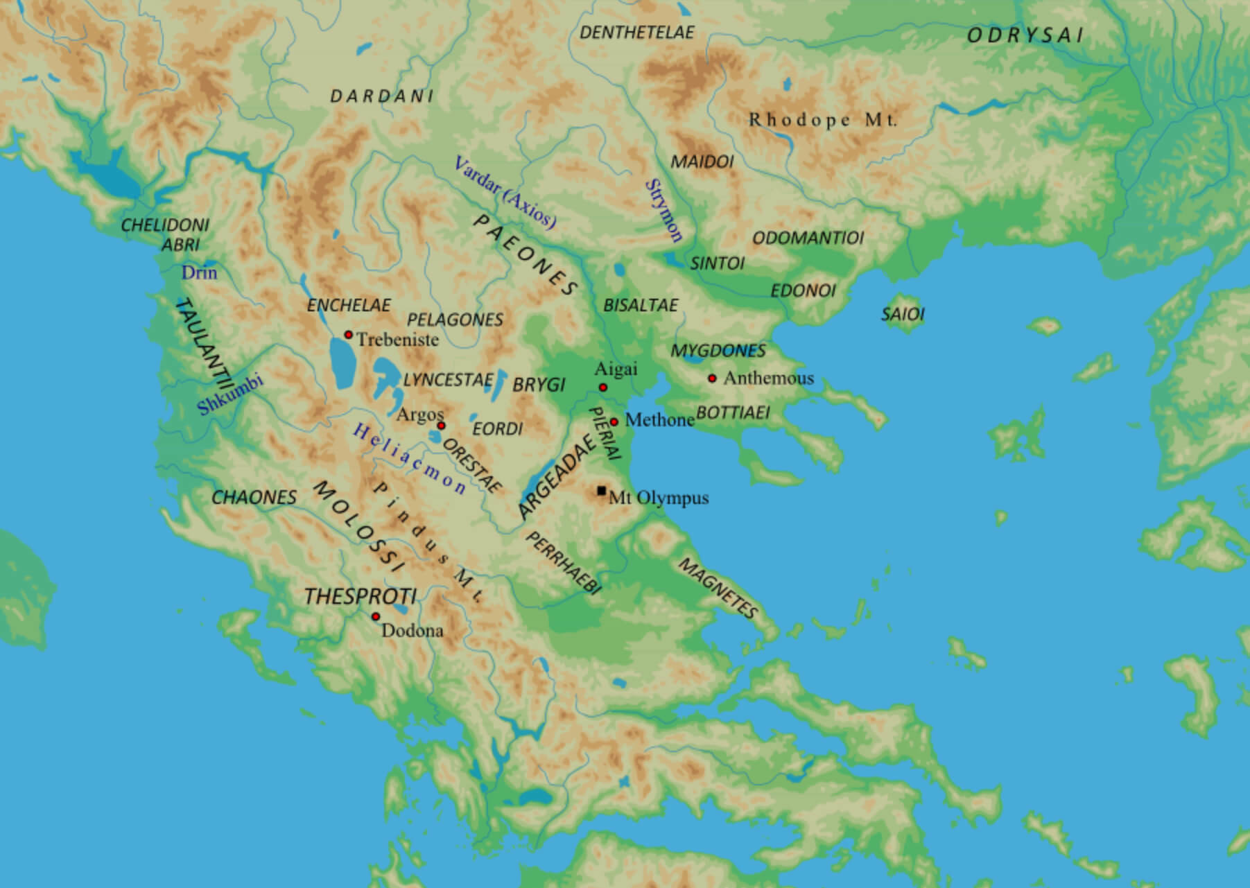 Expansion of Macedon Map