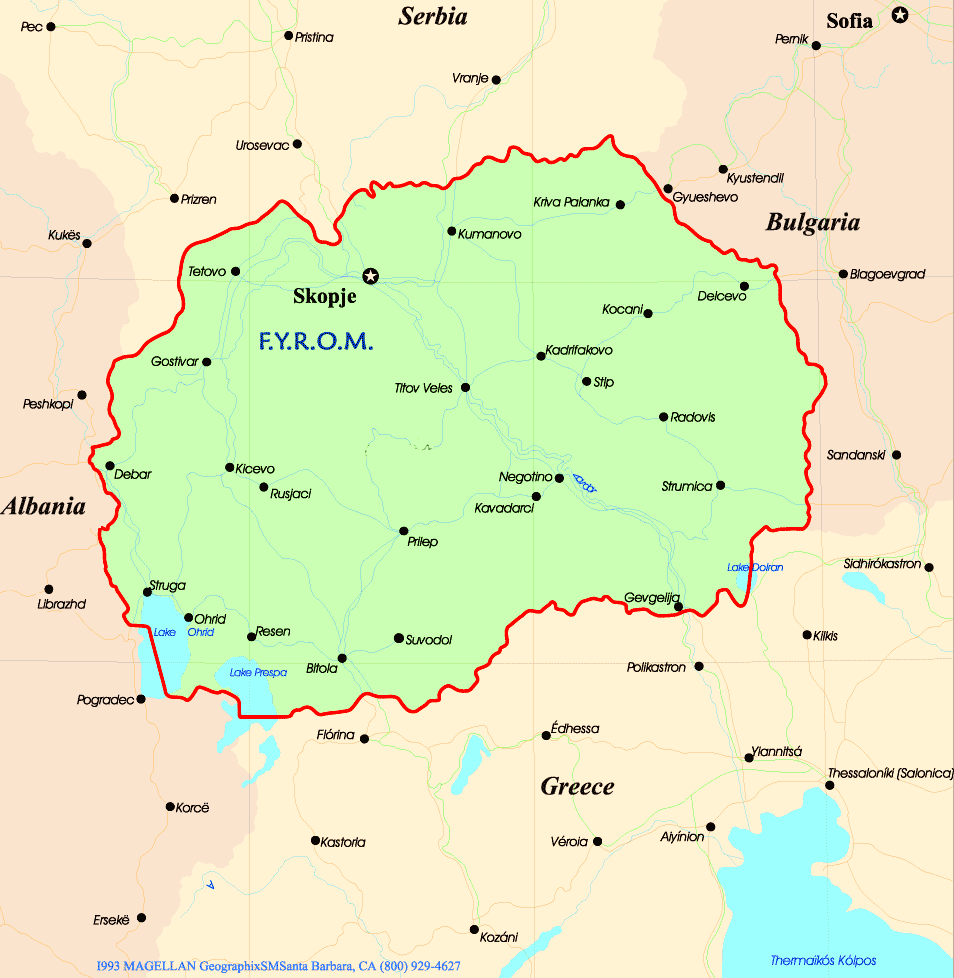 Macedonia Maps