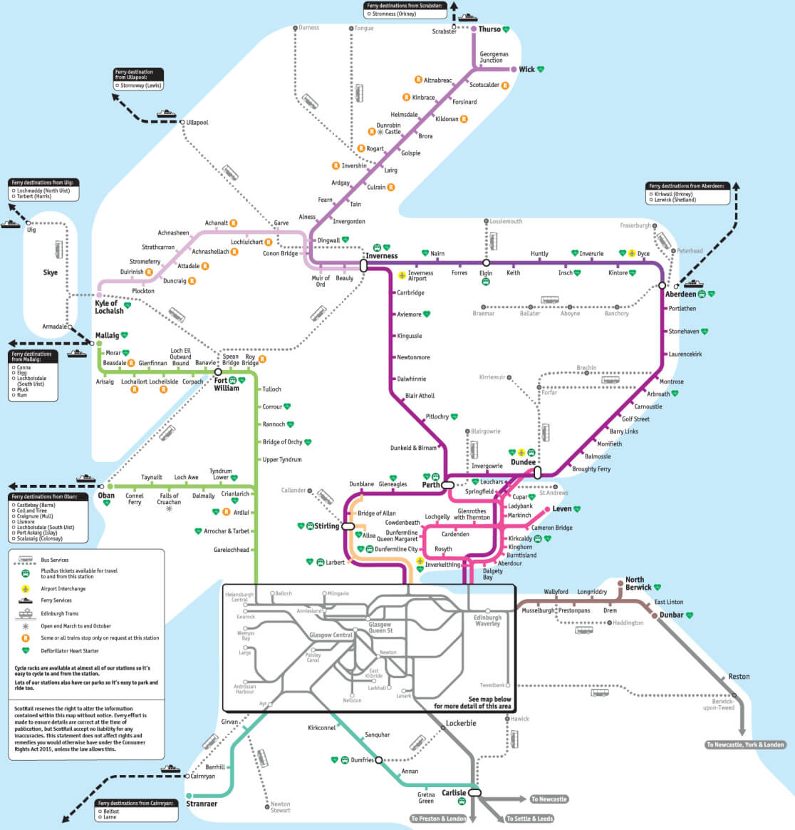 Scotland railway map