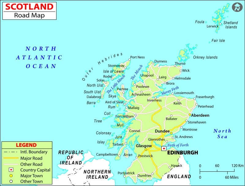 Scotland road map