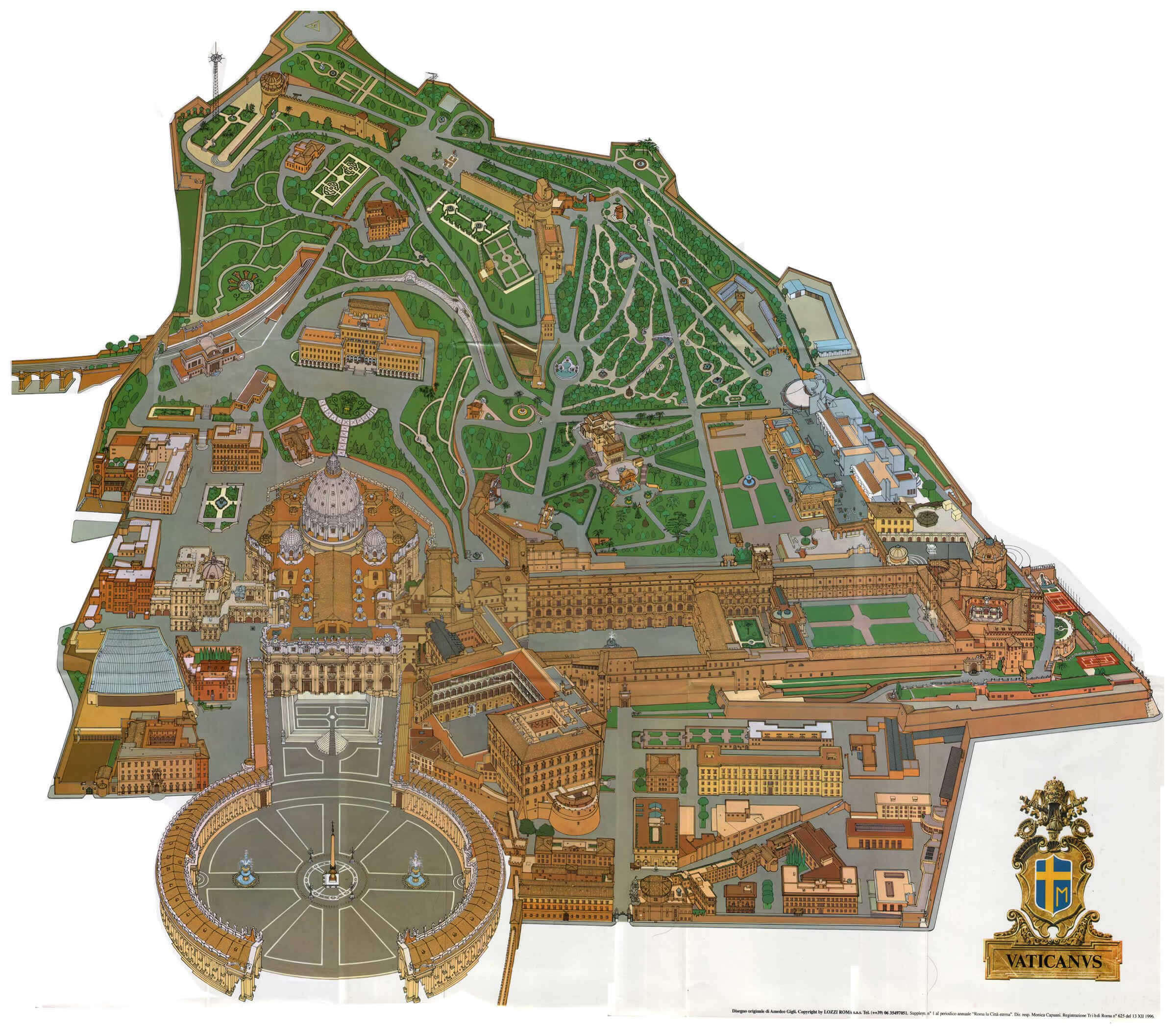 Vatican Map