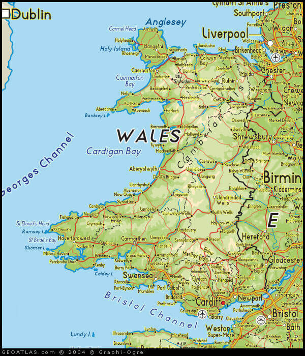 Wales Map