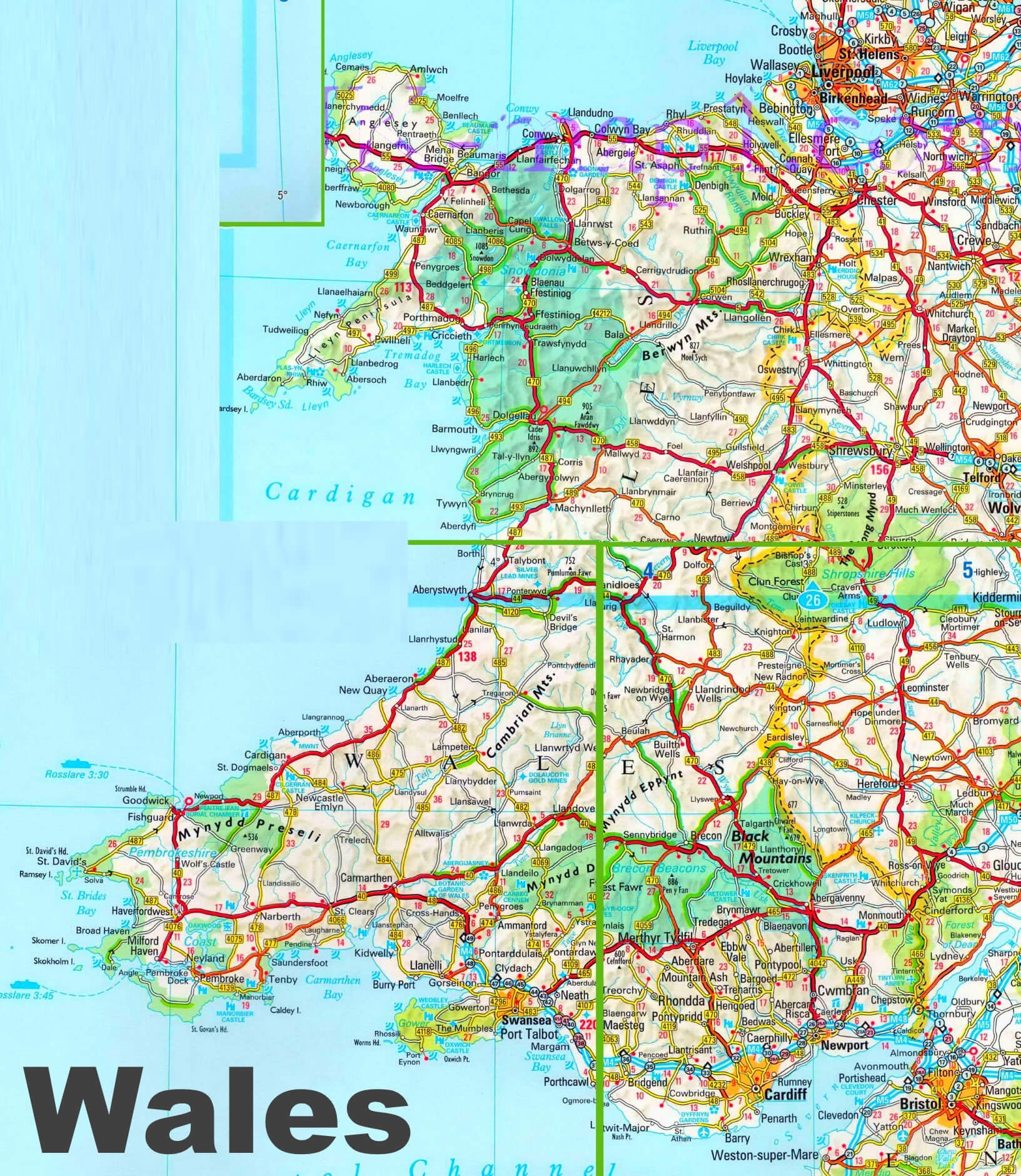 Wales Road Map