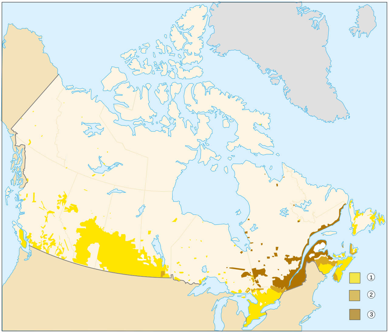 Canada Population Map 12 Canada Languages Map: Distribution of English, French, and Other Languages