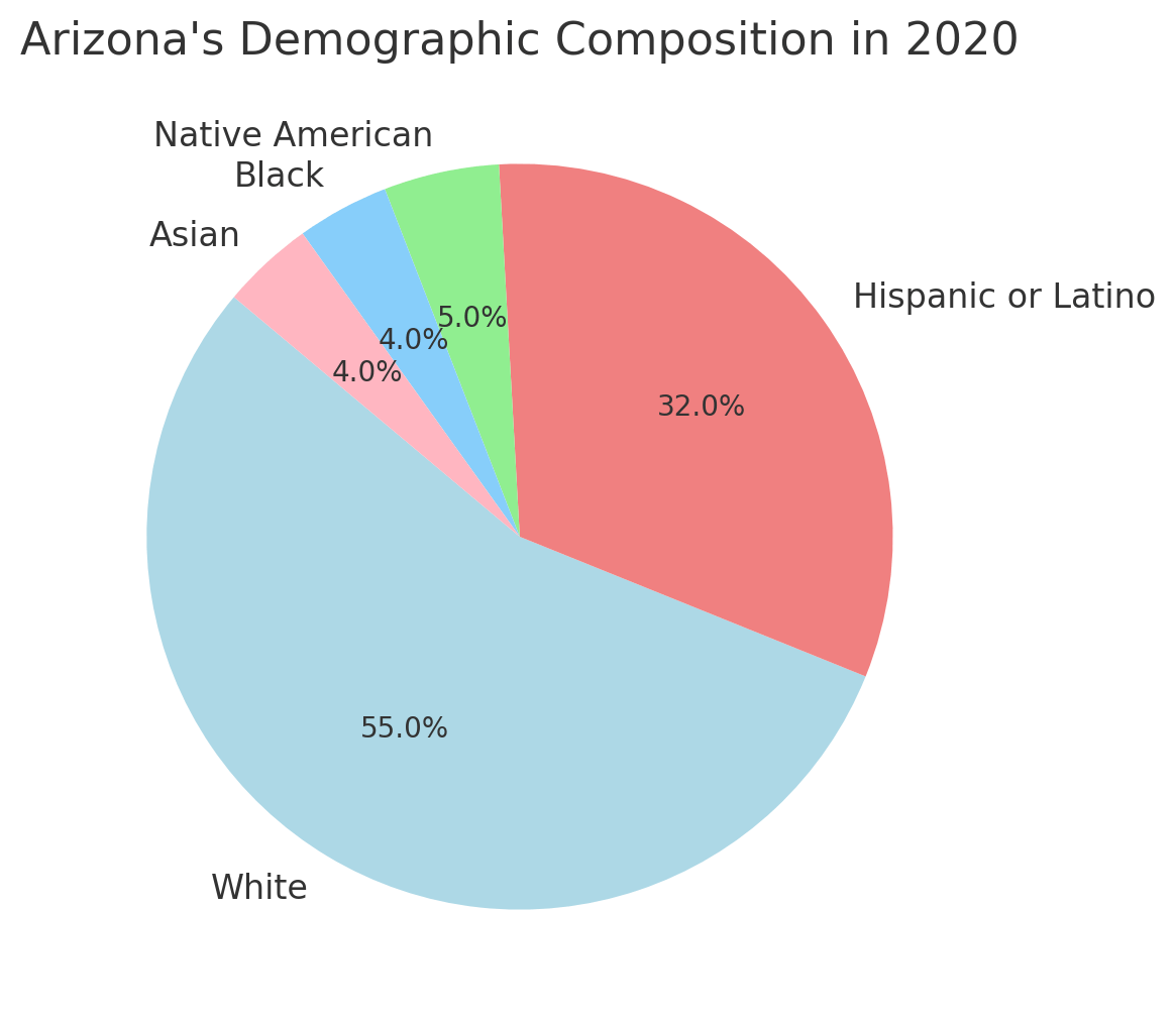 Arizona's Demographic Composition In 2020