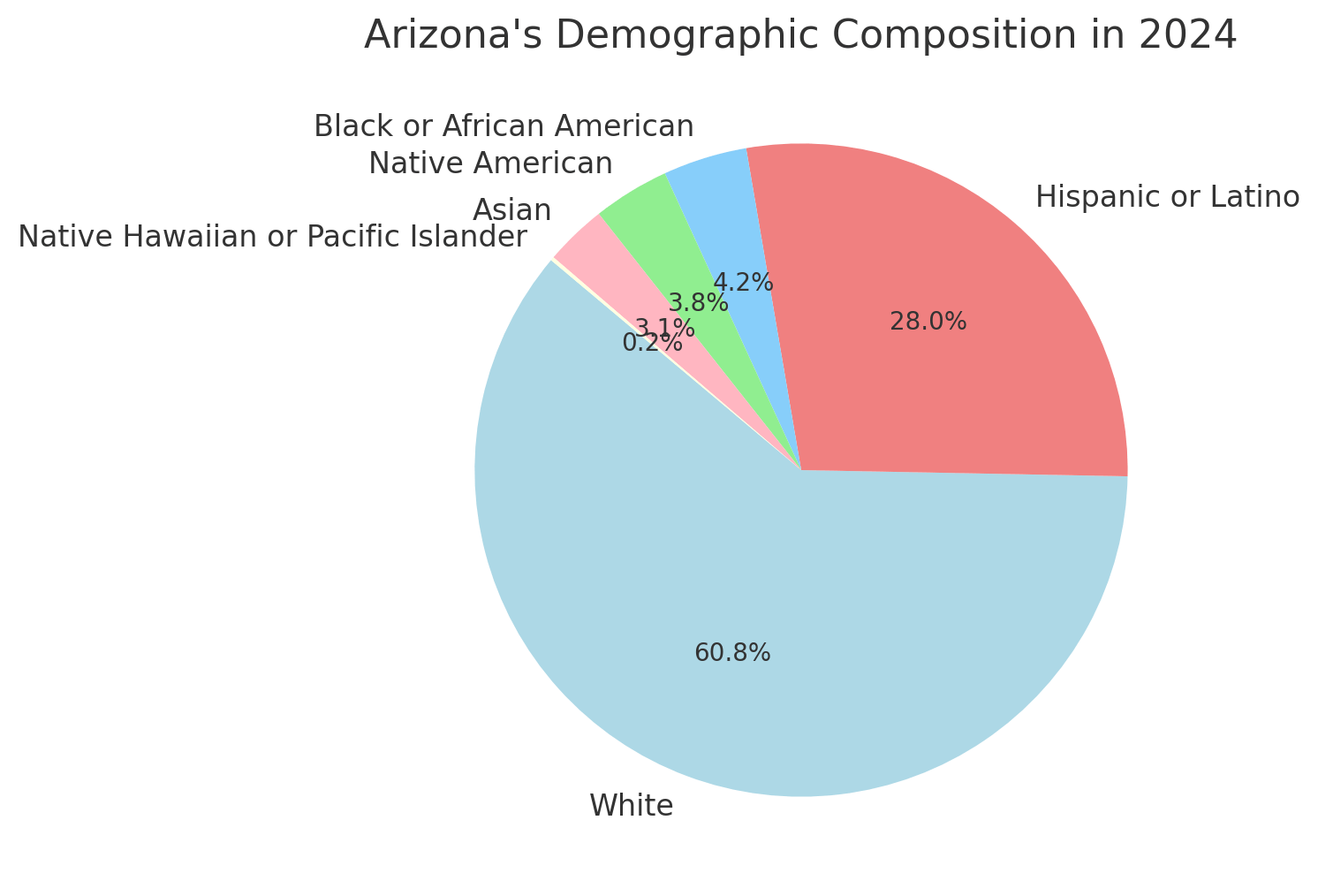 Arizona's Demographic Composition In 2024