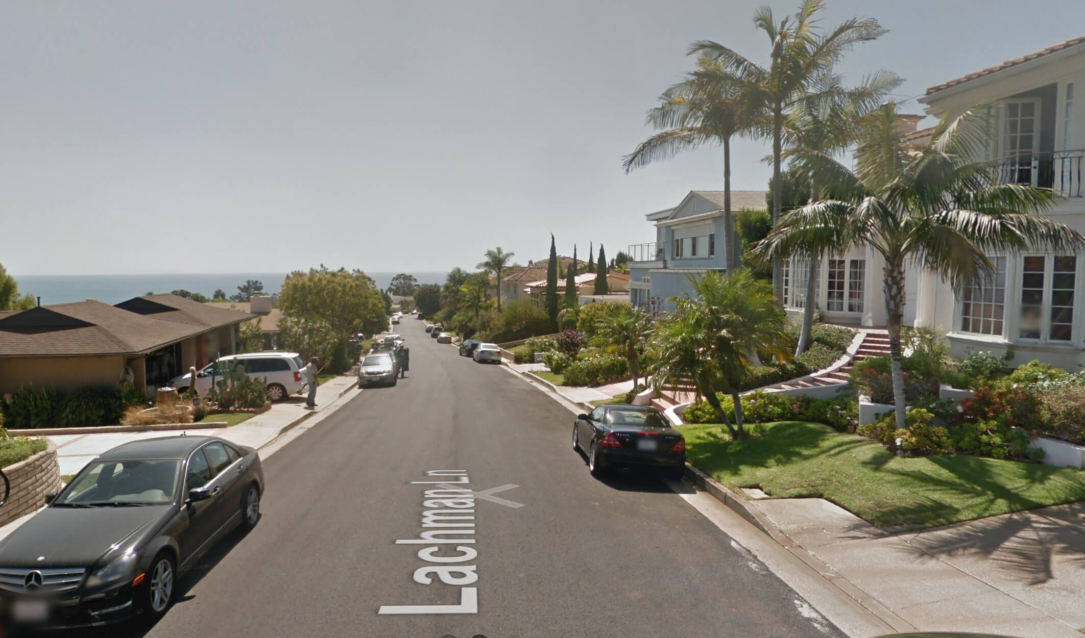 Pacific Palisades street view in la