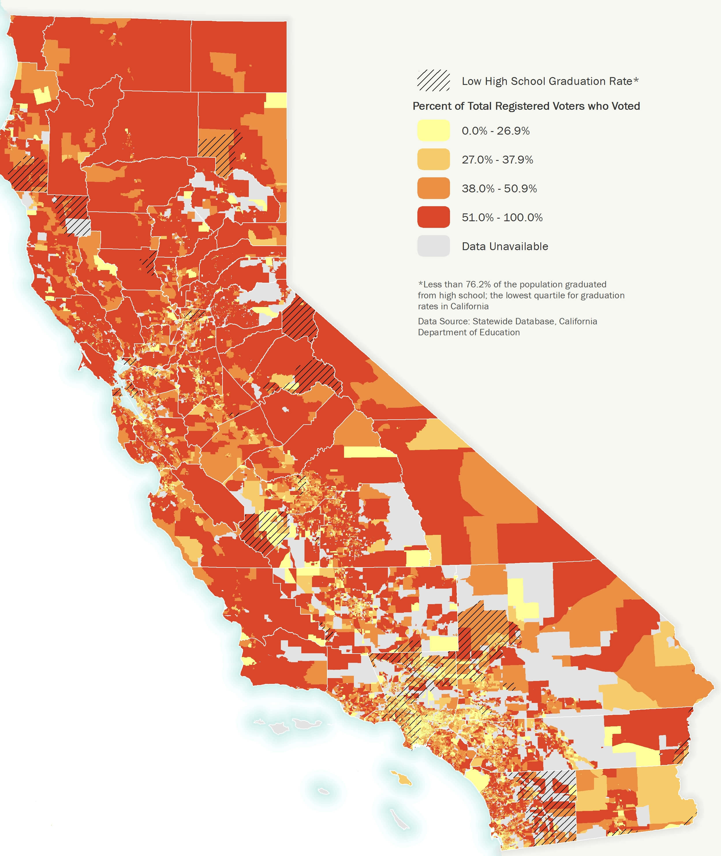 California voters map