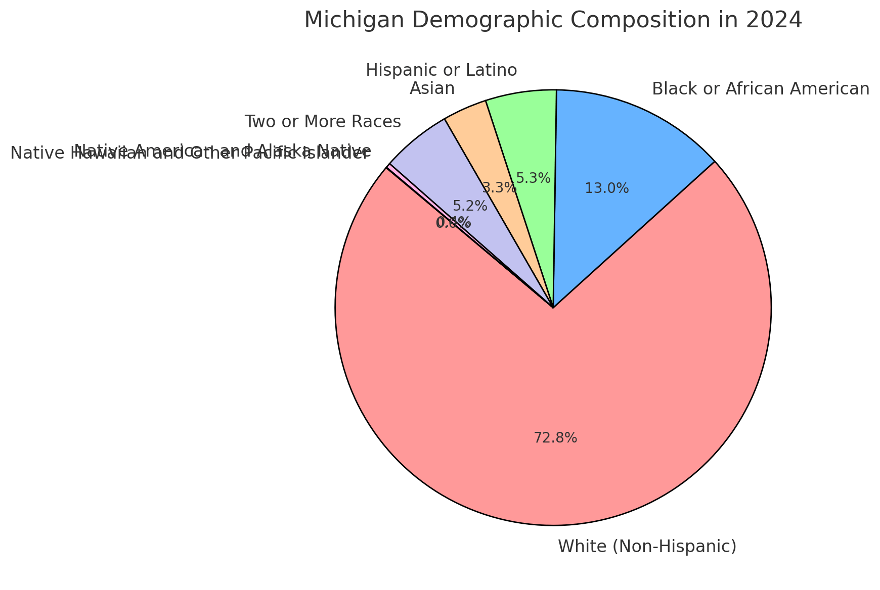 Michigan's Demographic Composition In 2024