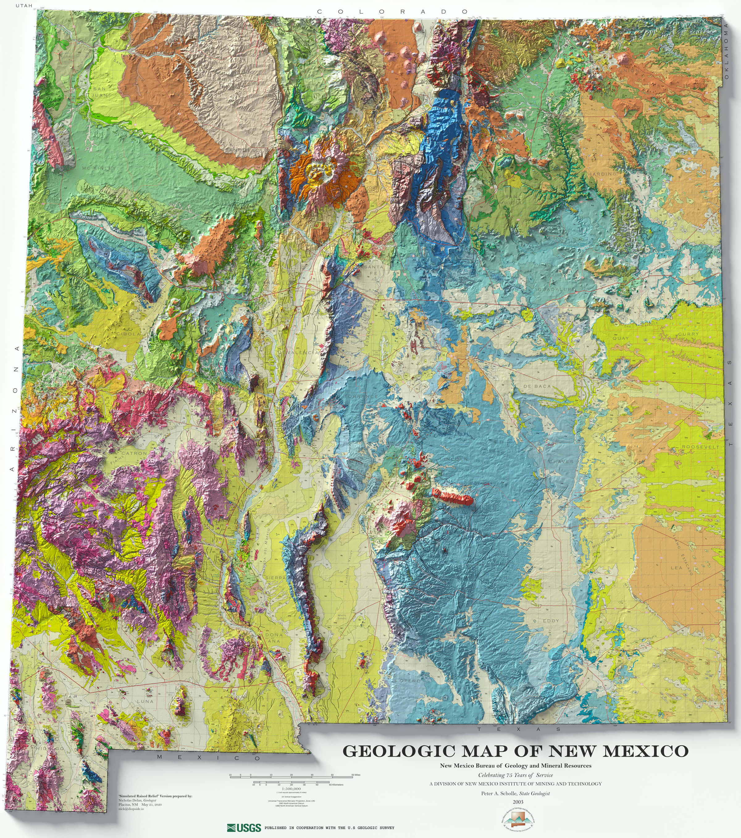 Geologic Map of New Mexico