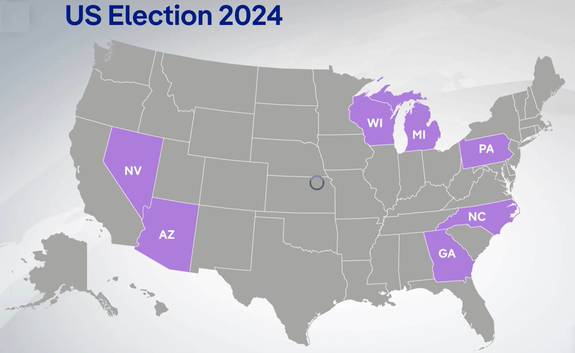 2024 US Presidential Election Swing States by Maps - Guide of the World