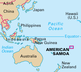 American Samoa Map - Guide Of The World