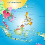 Oceania Map Southeast Asia