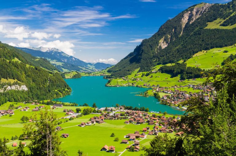 Lake Lungern Valley, Switzerland