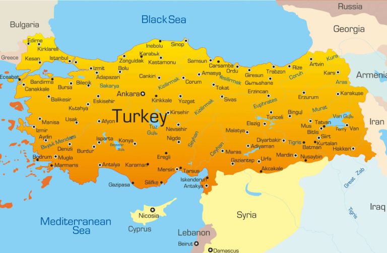 Turkey map