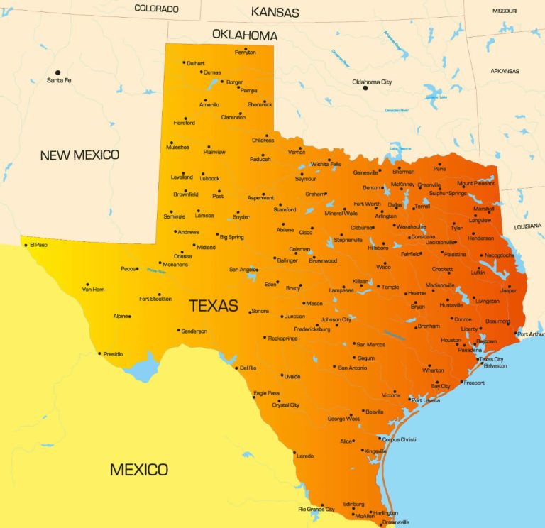 Texas map