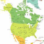 north america politcal map