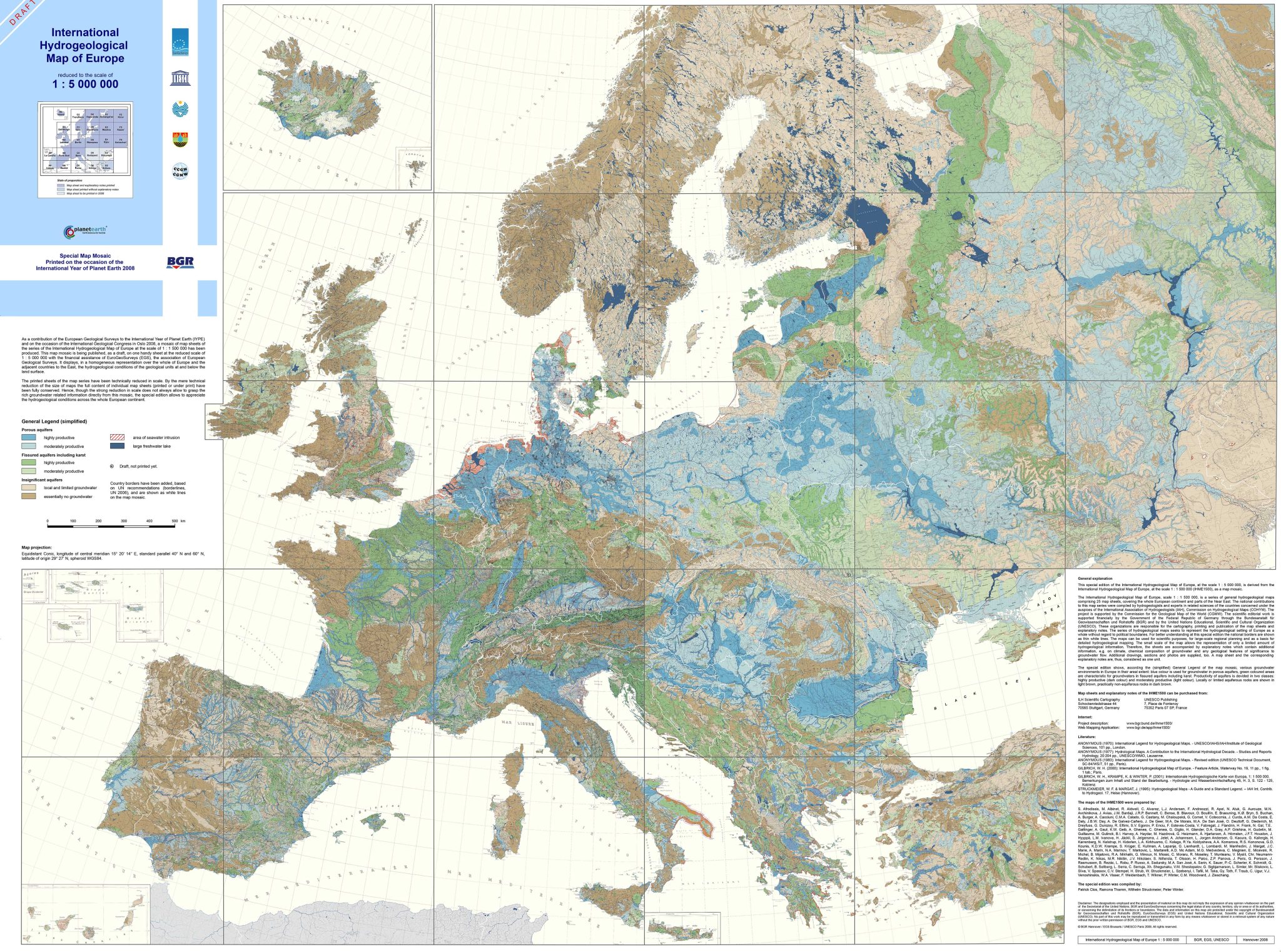 Europe Water Hydrogeology Map 2023 2048x1522 