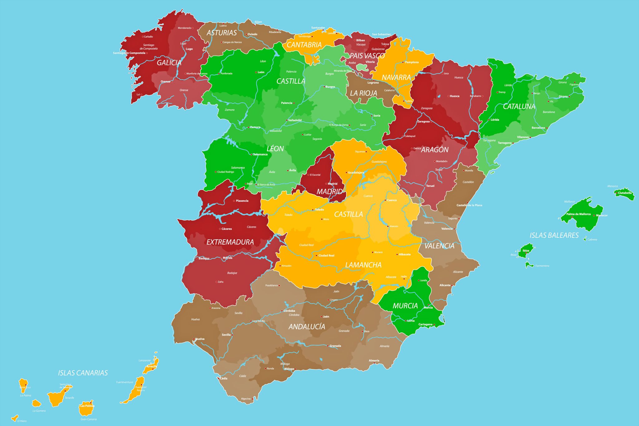 A Collection of Spain Maps: Your Ultimate Map Guide - Guide of the World