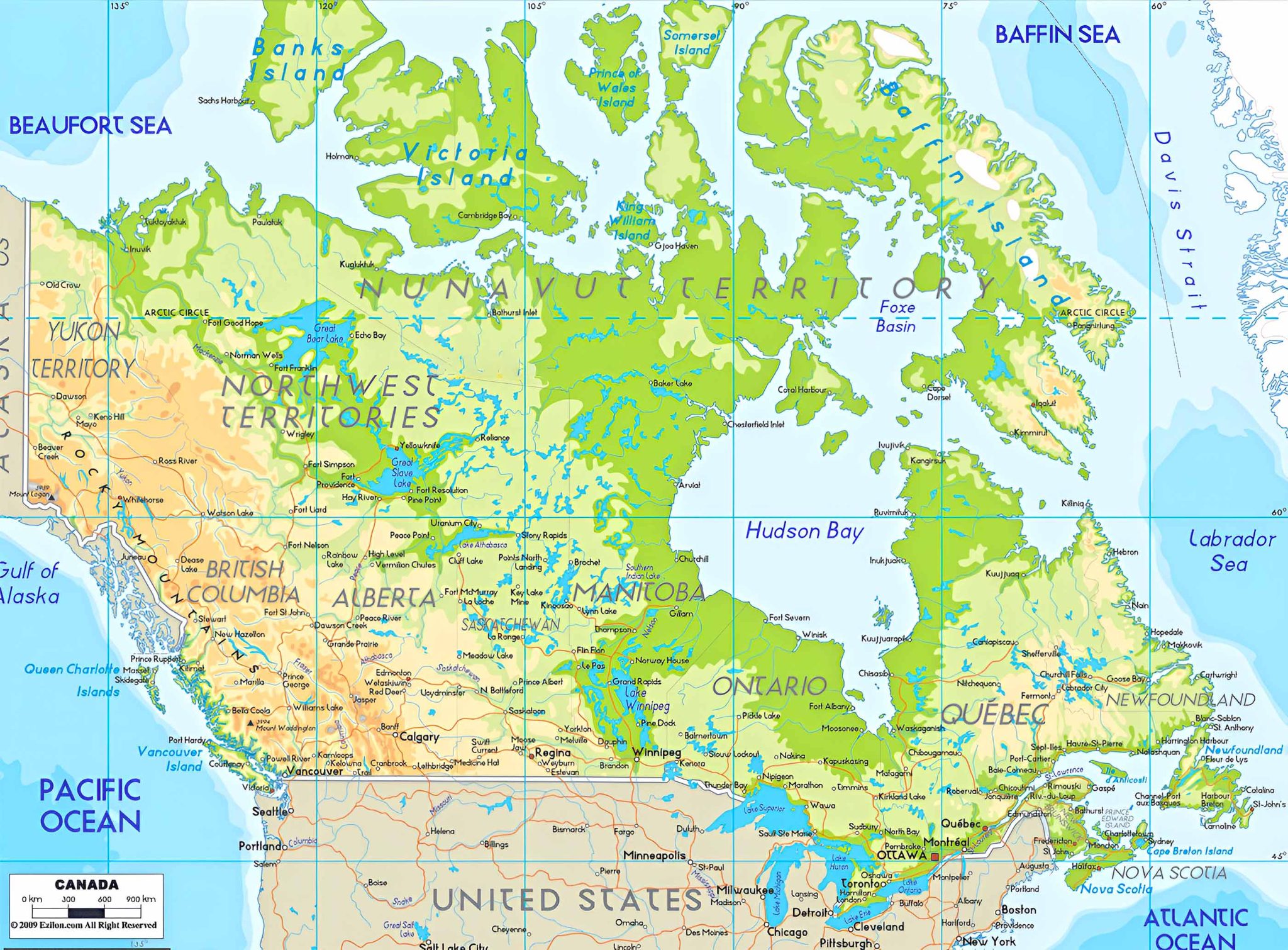 A Collection of Canada Maps: A Cartographic Journey - Guide of the World