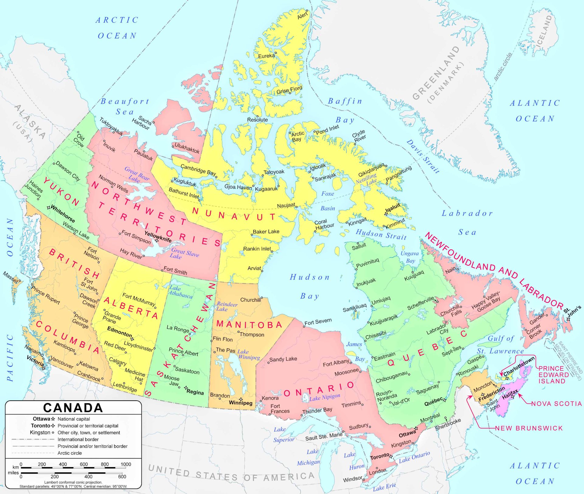 A Collection of Canada Maps: A Cartographic Journey - Guide of the World