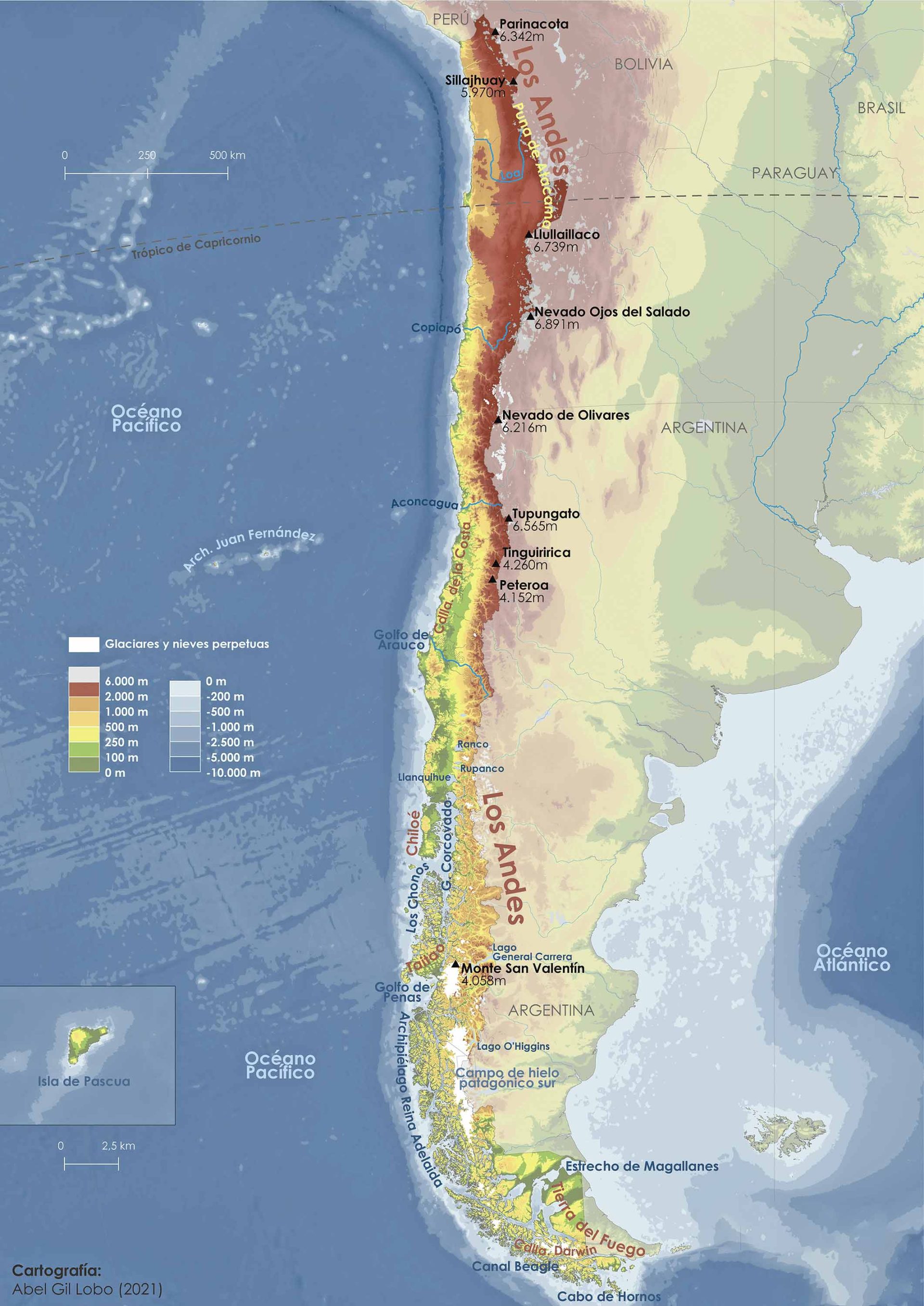 A Collection of Chile Maps: A Cartographic Journey - Guide of the World