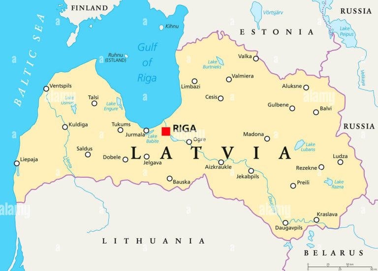 latvia riga map