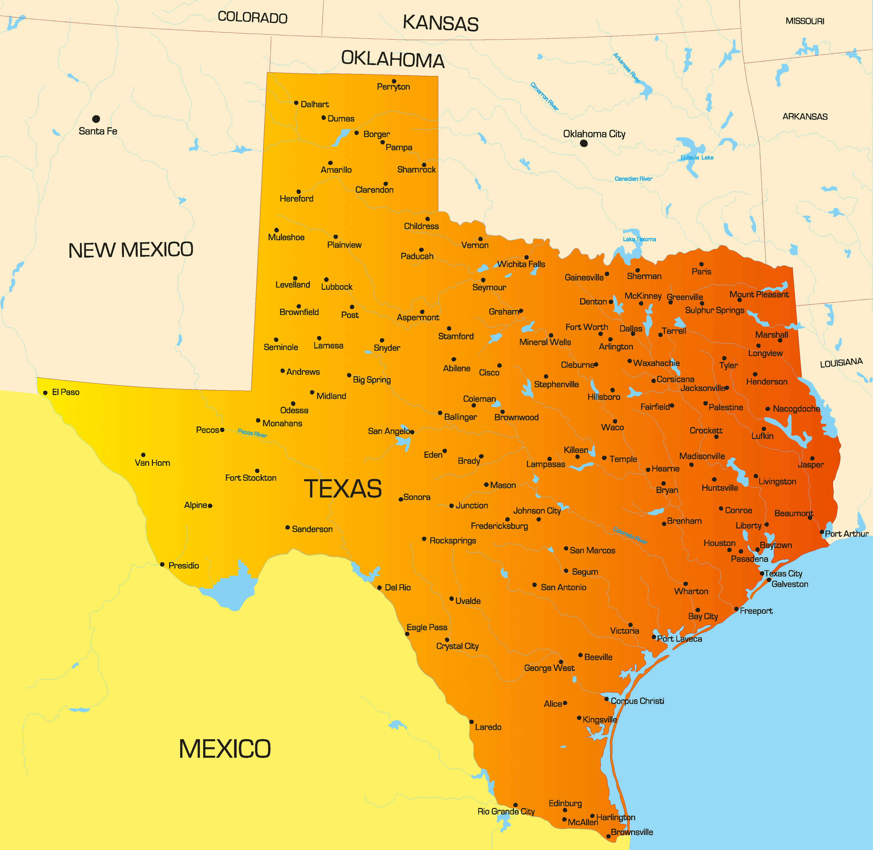 mapa-do-texas-mapa-regi-o-bank2home