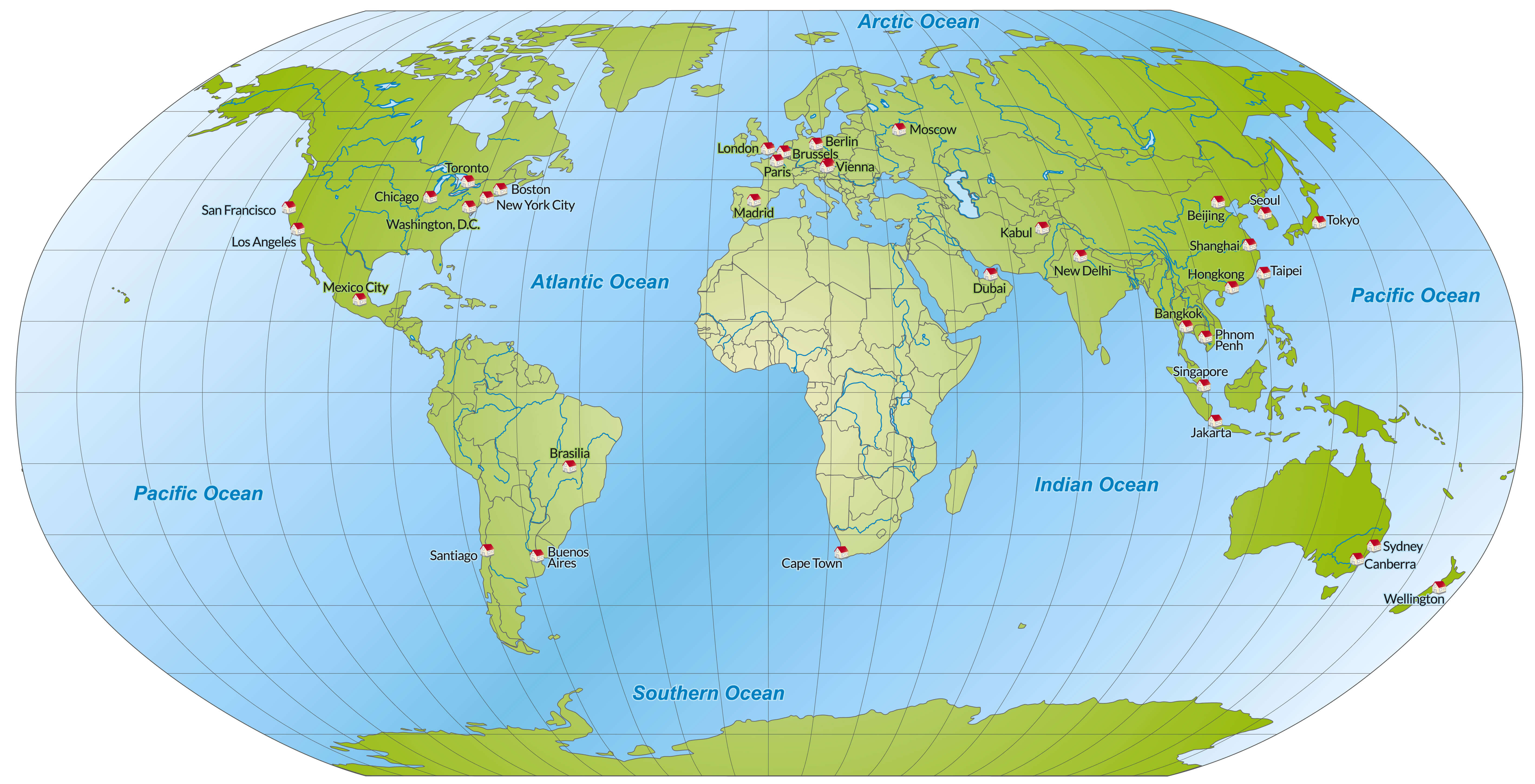 Map Of World Guide Of The World